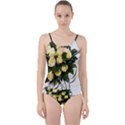 Bouquet Flowers Roses Decoration Cut Out Top Tankini Set View1