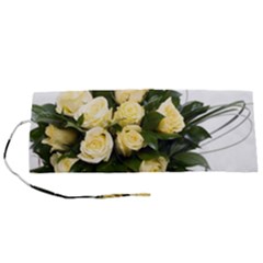 Bouquet Flowers Roses Decoration Roll Up Canvas Pencil Holder (s) by Amaryn4rt