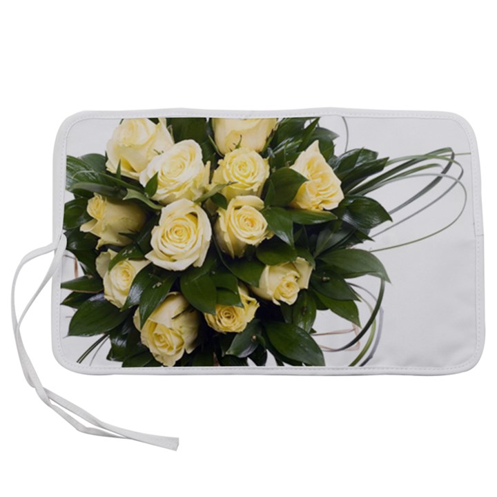 Bouquet Flowers Roses Decoration Pen Storage Case (S)