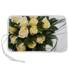 Bouquet Flowers Roses Decoration Pen Storage Case (m) by Amaryn4rt