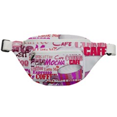 Coffee Cup Lettering Coffee Cup Fanny Pack by Amaryn4rt