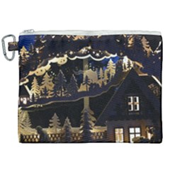 Christmas Advent Candle Arches Canvas Cosmetic Bag (xxl) by Amaryn4rt