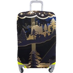 Christmas Advent Candle Arches Luggage Cover (large) by Amaryn4rt