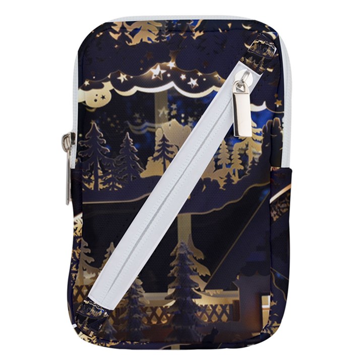 Christmas Advent Candle Arches Belt Pouch Bag (Small)