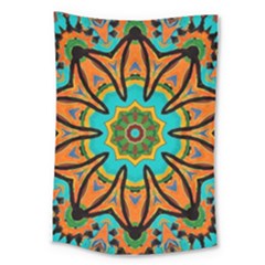 Color Abstract Pattern Structure Large Tapestry