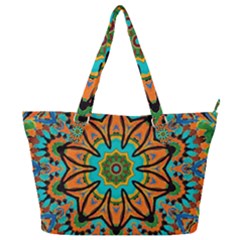 Color Abstract Pattern Structure Full Print Shoulder Bag