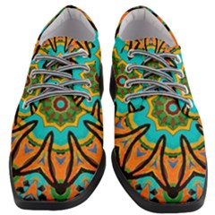 Color Abstract Pattern Structure Women Heeled Oxford Shoes by Amaryn4rt