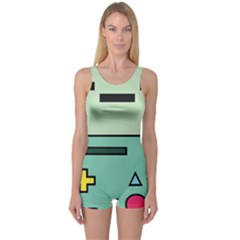 Adventure Time Beemo Bmo Illustration Cartoons One Piece Boyleg Swimsuit