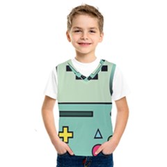 Adventure Time Beemo Bmo Illustration Cartoons Kids  Basketball Tank Top by Sarkoni