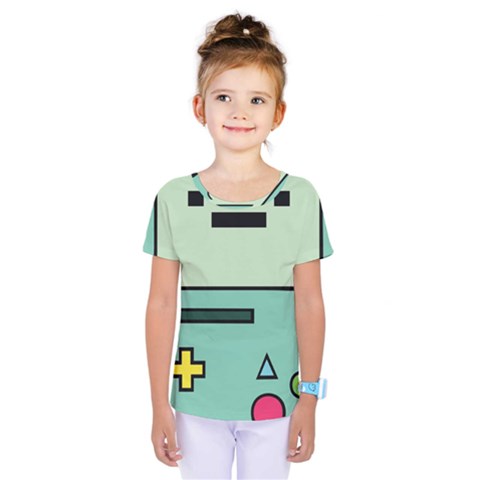 Adventure Time Beemo Bmo Illustration Cartoons Kids  One Piece T-shirt by Sarkoni