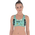 Adventure Time Beemo Bmo Illustration Cartoons Cross String Back Sports Bra View1