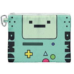 Adventure Time Beemo Bmo Illustration Cartoons Canvas Cosmetic Bag (xxl) by Sarkoni