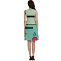 Adventure Time Beemo Bmo Illustration Cartoons Classic Skater Dress View4