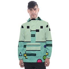 Adventure Time Beemo Bmo Illustration Cartoons Men s Front Pocket Pullover Windbreaker by Sarkoni