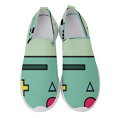 Adventure Time Beemo Bmo Illustration Cartoons Women s Slip On Sneakers by Sarkoni