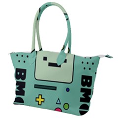 Adventure Time Beemo Bmo Illustration Cartoons Canvas Shoulder Bag by Sarkoni