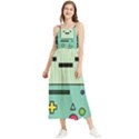 Adventure Time Beemo Bmo Illustration Cartoons Boho Sleeveless Summer Dress View1