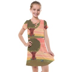 Cartoon Network Adventure Time Kids  Cross Web Dress by Sarkoni