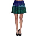 Adventure Time Cartoon Night Green Color Sky Nature Skater Skirt View1