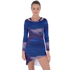 Cartoon Character Wallpapper Adventure Time Beauty In Nature Asymmetric Cut-out Shift Dress by Sarkoni