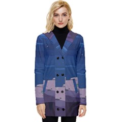 Cartoon Character Wallpapper Adventure Time Beauty In Nature Button Up Hooded Coat  by Sarkoni