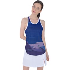 Cartoon Character Wallpapper Adventure Time Beauty In Nature Racer Back Mesh Tank Top by Sarkoni