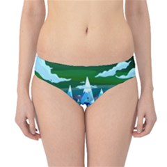 Frost Mountains Illustration Adventure Time Fantasy Art Landscape Hipster Bikini Bottoms by Sarkoni