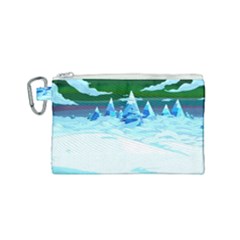 Frost Mountains Illustration Adventure Time Fantasy Art Landscape Canvas Cosmetic Bag (small) by Sarkoni