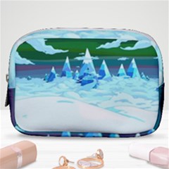 Frost Mountains Illustration Adventure Time Fantasy Art Landscape Make Up Pouch (small) by Sarkoni