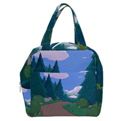 Adventure Time Cartoon Pathway Boxy Hand Bag by Sarkoni