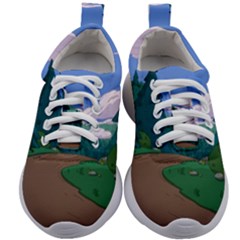 Adventure Time Cartoon Pathway Kids Athletic Shoes by Sarkoni