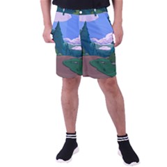 Adventure Time Cartoon Pathway Men s Pocket Shorts by Sarkoni