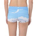 White Petaled Flowers Illustration Adventure Time Cartoon Boyleg Bikini Bottoms View2