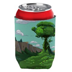 Adventure Time Cartoon Green Color Nature  Sky Can Holder by Sarkoni