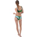 Adventure Time Cartoon Green Color Nature  Sky Ring Detail Crop Bikini Set View2