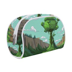 Adventure Time Cartoon Green Color Nature  Sky Make Up Case (small) by Sarkoni