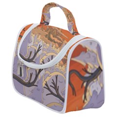 Adventure Time Cartoon Landscape Trees Satchel Handbag by Sarkoni