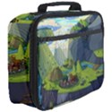 Cartoon Network Mountains Landscapes Seas Illustrations Adventure Time Rivers Full Print Lunch Bag View3