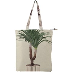 Tree Vector Art In A Flower Pot Double Zip Up Tote Bag by Sarkoni