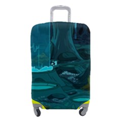 Waterfalls Wallpaper Adventure Time Luggage Cover (small) by Sarkoni