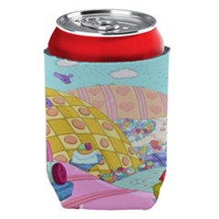 Pillows And Vegetable Field Illustration Adventure Time Cartoon Can Holder by Sarkoni