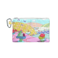 Pillows And Vegetable Field Illustration Adventure Time Cartoon Canvas Cosmetic Bag (small) by Sarkoni