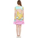 Pillows And Vegetable Field Illustration Adventure Time Cartoon Inside Out Cap Sleeve Dress View2