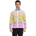 Pillows And Vegetable Field Illustration Adventure Time Cartoon Men s Bomber Jacket View1