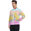 Pillows And Vegetable Field Illustration Adventure Time Cartoon Men s Bomber Jacket View3