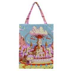 Adventure Time Multi Colored Celebration Nature Classic Tote Bag by Sarkoni