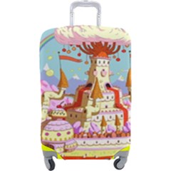 Adventure Time Multi Colored Celebration Nature Luggage Cover (large) by Sarkoni