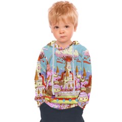 Adventure Time Multi Colored Celebration Nature Kids  Overhead Hoodie by Sarkoni