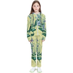 Botanical Plants Green Kids  Tracksuit by Sarkoni