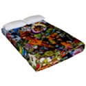 Cartoon Characters Tv Show  Adventure Time Multi Colored Fitted Sheet (California King Size) View2